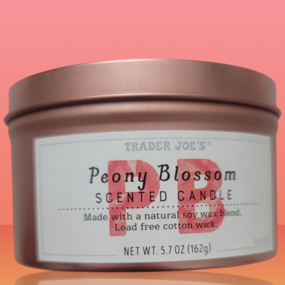 Trader Joe's Peony Blossom Scent Candle